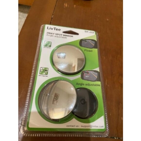 Blind Spot Mirror, 2" Round HD Glass Frameless Convex Rear View Mirrors - Picture 3 of 3